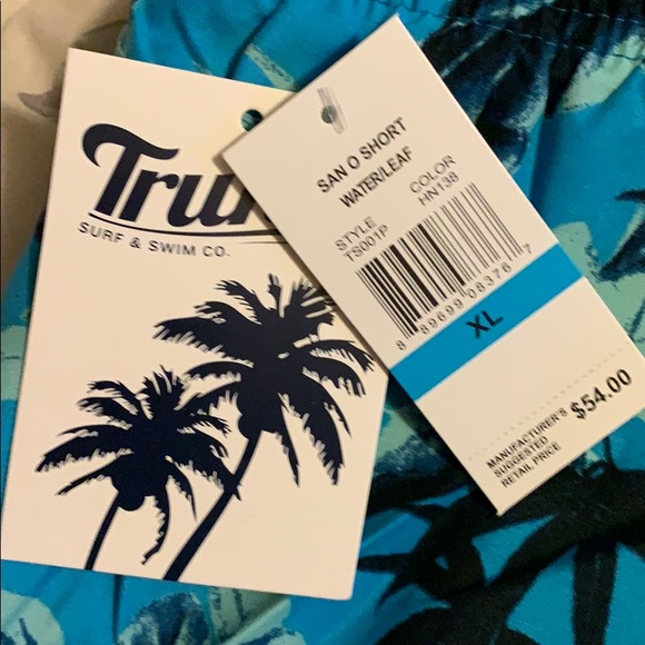 NWT Trunks Surf & Swim Co men’s swim short - Picture 4 of 8